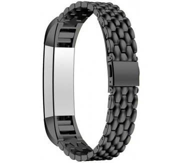 qMust Premium Hyve armband voor Fitbit Alta - Black