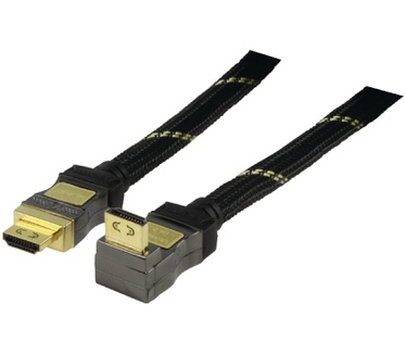 König HDMI 1.4 kabel 10m 90 graden