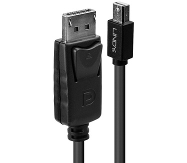 Lindy 5m, Mini DisplayPort - DisplayPort Zwart