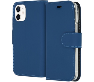 Accezz Wallet Softcase Booktype (IPhone 12 Mini) Blauw