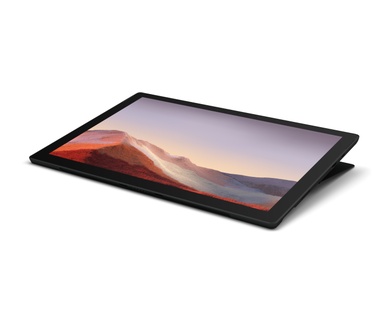 Microsoft Surface Pro 7 (Core i7, 16GB ram, 256GB opslag) voor bedrijven Zwart