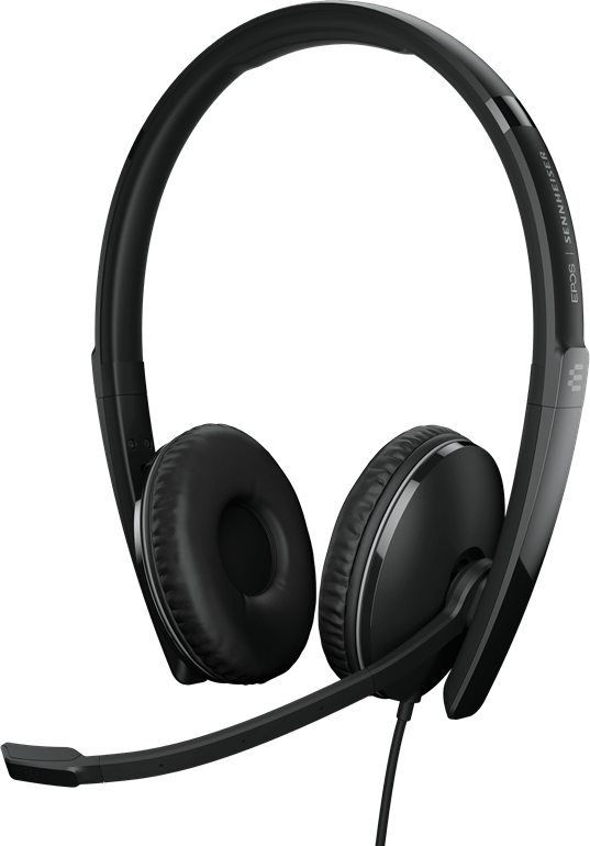 Headset Per Skype Business EPOS I SENNHEISER ADAPT 160T ANC USB - Auricolare Con Microfono - On-ear - Cablato - Cancellazione Attiva Del Rumore - USB - Certificato Per Microsoft Teams, Ottimizzato