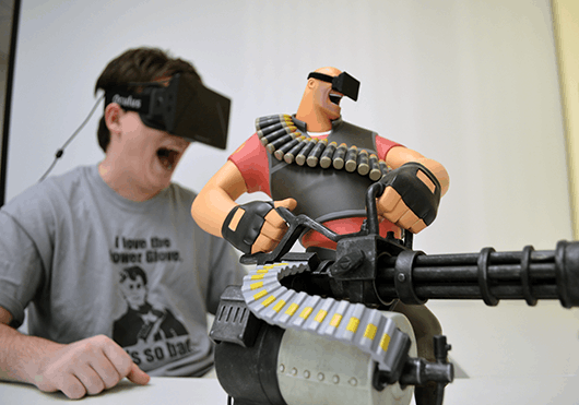 Team Fortress 2 met Oculus Rift
