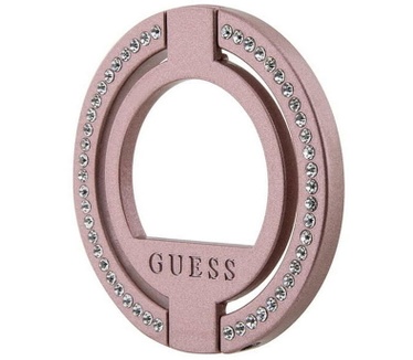 Guess Magnetic Ring Stand (geschikt voor Apple MagSafe) - Roze