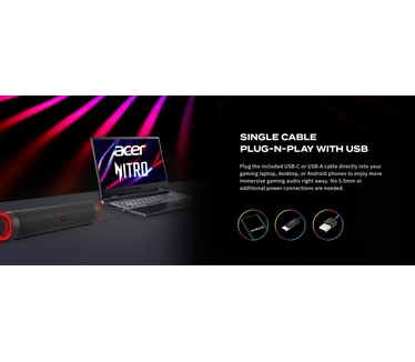 Acer Nitro gaming sound bar