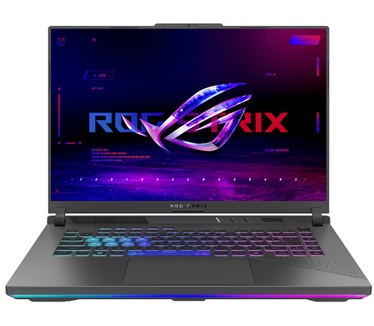ASUS TUF Gaming ROG Strix G16 G614PP-RV046W AMD Ryzen™ 9 8940HX Laptop 40,6 cm (16") WUXGA 16 GB DDR5-SDRAM 1 TB SSD NVIDIA GeForce RTX 5070 Wi-Fi 6E (802.11ax) Windows 11 Home Nederlands Zwart, Grijs