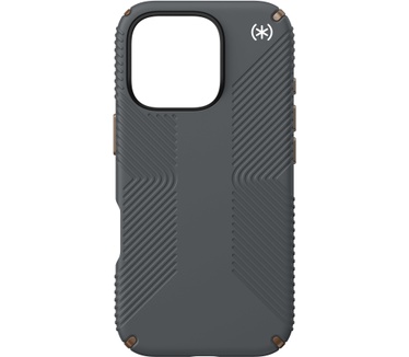 Speck Presidio2 Grip Apple iPhone 16 Pro Charcoal Grey - with Microban