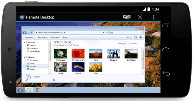 Chrome Remote Desktop voor Android