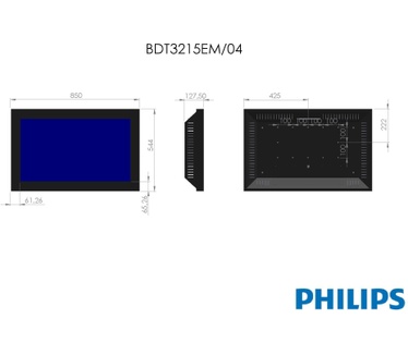 Philips BDT3215EM Zwart