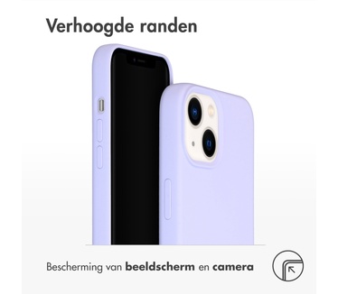 Accezz Liquid Silicone Backcover met MagSafe iPhone 14 - Paars