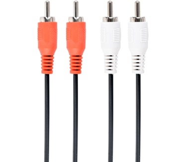 Cablexpert CCA-2R2R-6 Rood, Wit, Zwart