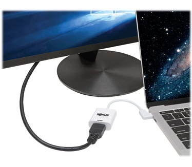 Tripp-Lite Right Angle USB C to HDMI Adapter