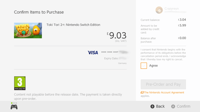 eshop preorder