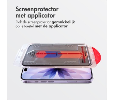 Accezz Gehard Glas Privacy Screenprotector + Applicator