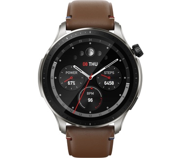 Amazfit GTR 4 Zilver (Bruin)