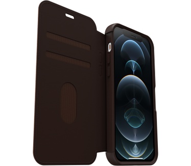 Otterbox Strada Leren Book Case Apple iPhone 12/12 Pro Bruin