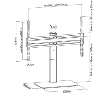 Allteq TV standaard -