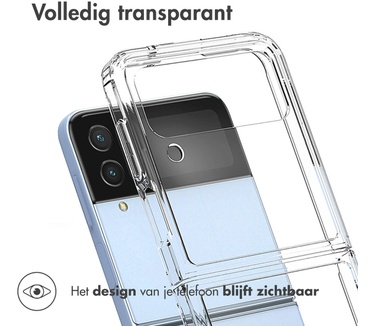 Accezz Xtreme Impact Backcover Samsung Galaxy Z Flip 4 - Transparant