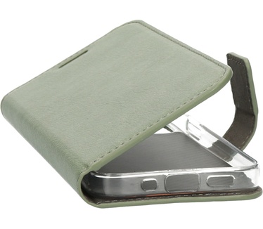 Mobiparts Classic Wallet Case Apple iPhone 12 Mini Stone Green
