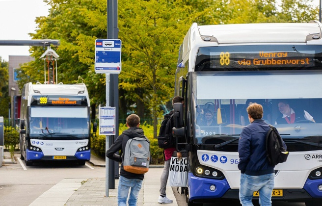 Arriva-bussen in Limburg
