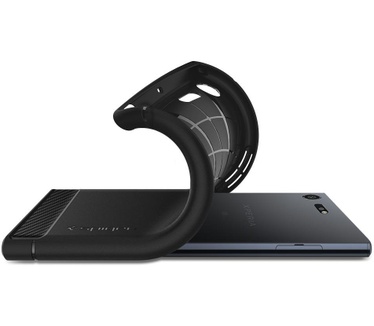 Spigen Sony Xperia XZ Premium Hoesje Rugged Armor Zwart