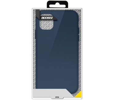 Accezz Liquid Silicone Backcover Samsung Galaxy A72 - Donkerblauw (Galaxy A72) Blauw