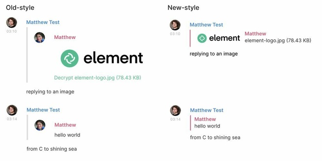 element redesign