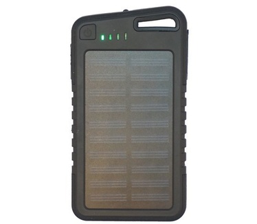 SunChargers.eu Festival 4.000 mAh Solar Powerbank Zwart
