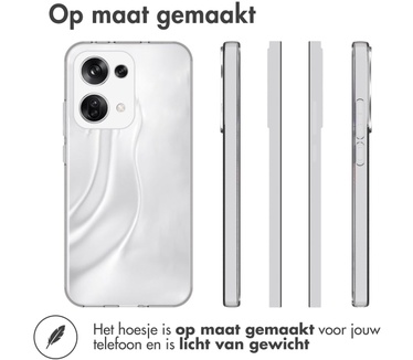 Accezz Clear Backcover Oppo Reno 13 - Transparant