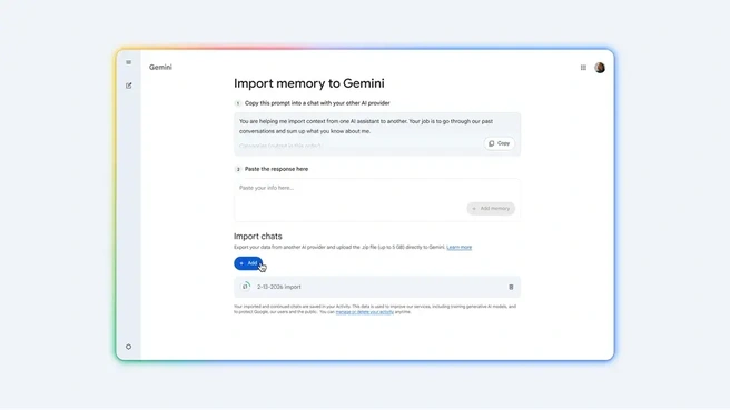 Gemini importeren