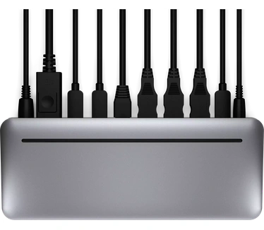 Brydge Stone Pro Thunderbolt 3 Multiport Adapter Zilver