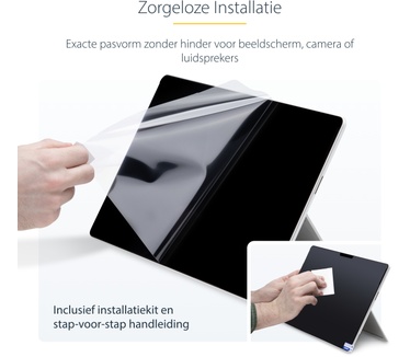 Startech.com 4-Way 13-inch Surface Pro 8/9/X Laptop Privacy Filter, Portrait/Landscape Modes, Touch-Enabled, Anti-Glans Security Filter, +/- 30 Graden Kijkhoek, 51% Blauw Licht Vermindering