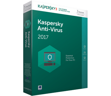 Kaspersky Lab Kaspersky Antivirus 2017 (3 Gebruikers/Users - 1 Jaar) Benelux