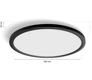 Philips Hue Tento Rond | White Ambiance | Groot Zwart