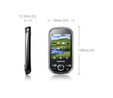 Samsung Galaxy Europe i5500 Zwart