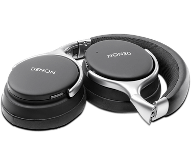 Denon HiFi AH-GC20 bluethooth hoofdtelefoon (Aluminium, Zilver, Zwart)