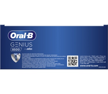 Oral-B Genius - 8500 - Elektrische Tandenborstel Zilver Powered By Braun
