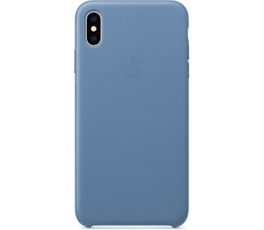 Apple iPhone Xs Max Leather Case  Blauw