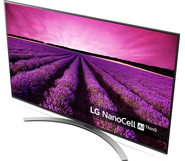 LG 49SM8200PLA Zilver, Zwart