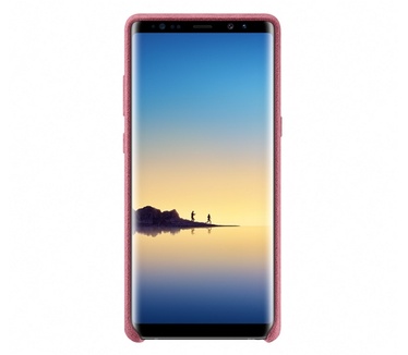 Samsung Galaxy Note 8 Alcantara leather cover  Roze