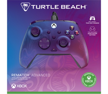 Turtle Beach Rematch Advanced Wired (2025) Blauw, Grijs, Zwart