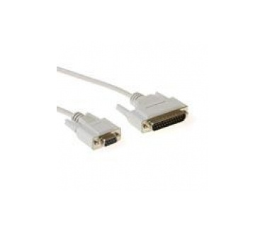 Advanced Cable Technology 1.80m 9 pin D-sub - 25 pin D-sub, F/M