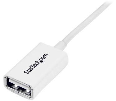 Startech.com 3 m witte USB-verlengkabel A-naar-A M/F
