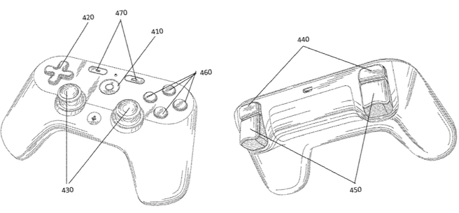 Google gamecontroller patent