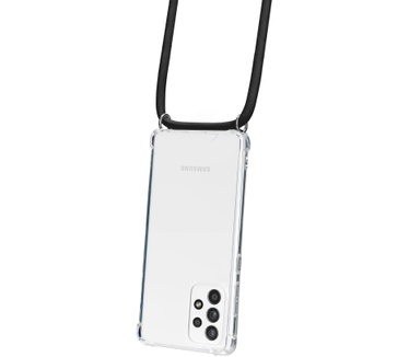 Mobiparts Lanyard Case Samsung Galaxy A52 (2021) Black Cord