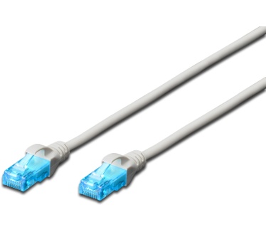 Digitus Patch Cable, UTP, CAT5E 1.0m Grijs