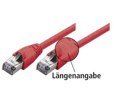 InLine Flat patch cord UTP Cat.6 2m Red