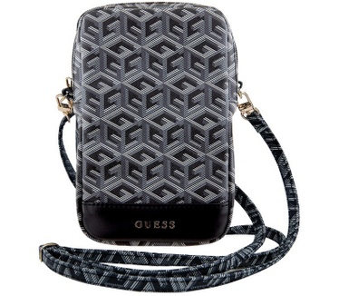 Guess G-Cube Wallet Pouch met Riem (7 Inch) - Zwart
