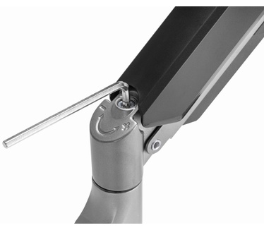 Gembird Laikiklis Adjustable wall 2-display mounting arm 17-32inch iki 8kg