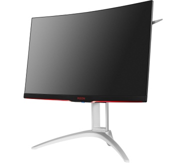 AOC AG272FCX Zilver, Zwart
